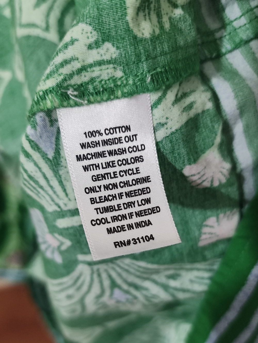 Crown And Ivy Green And Blue Print Dress Size L - Picture 12 of 12